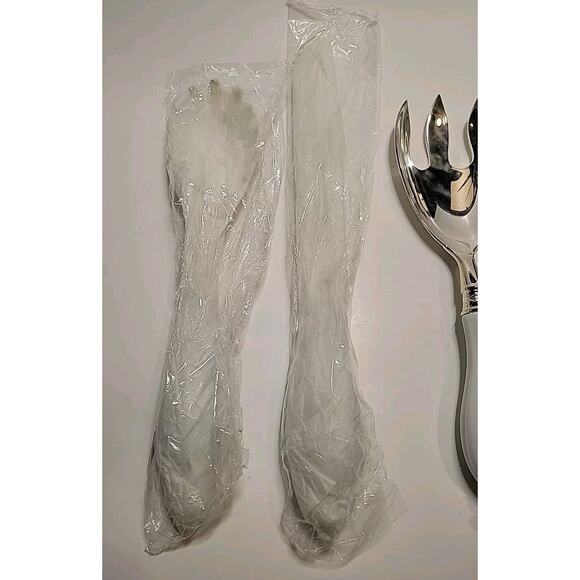 GODINGERS Silver Plated Serve Ware Porcelain Handles 4 Pcs (New Unopened 2 Pcs) - Picture 3 of 8